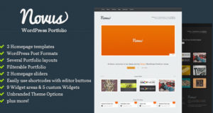 Novus – WordPress Portfolio